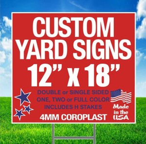 Custom Yard Sign